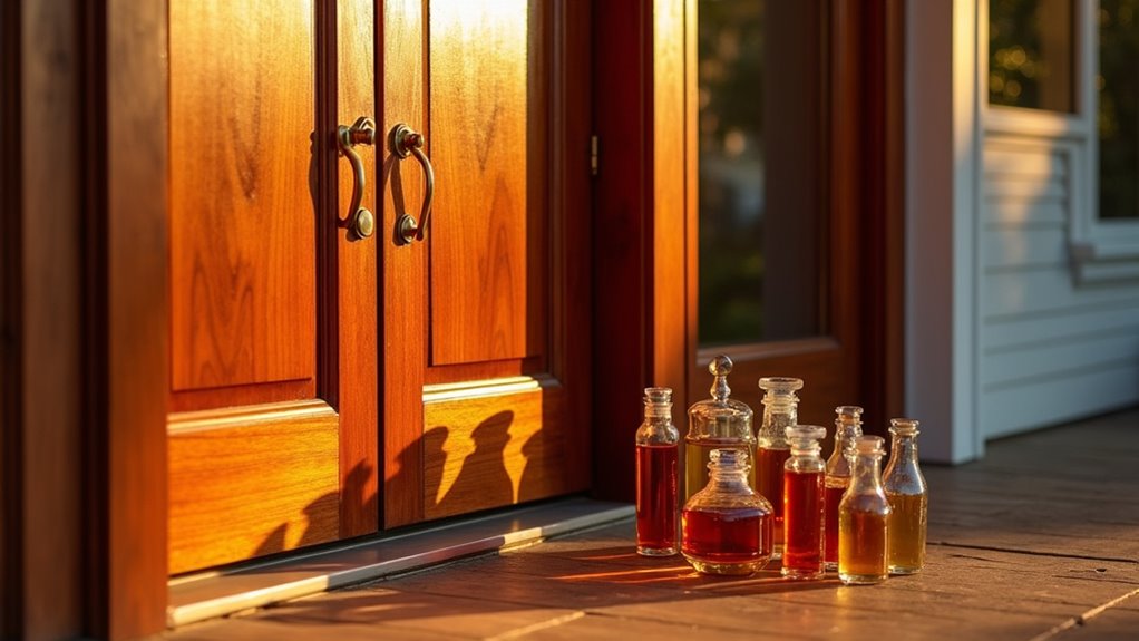 exterior door varnish selection