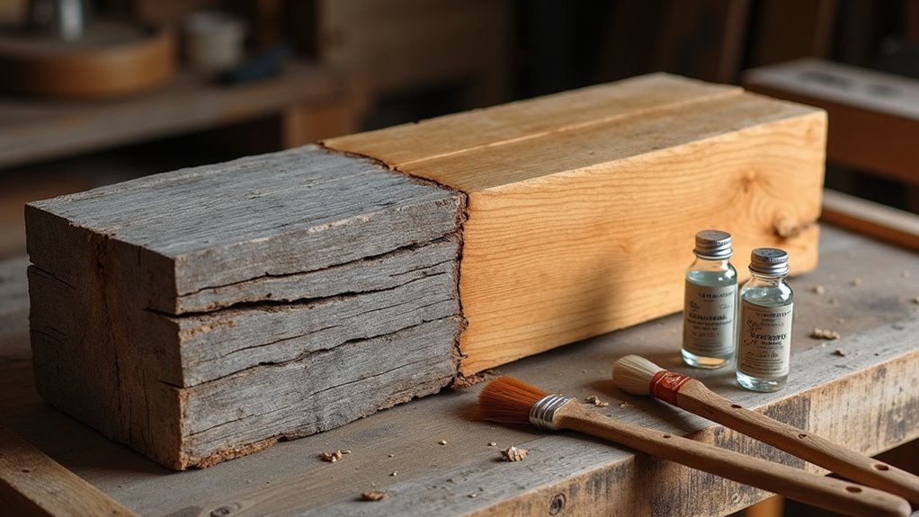 reviving rotting wood effectively