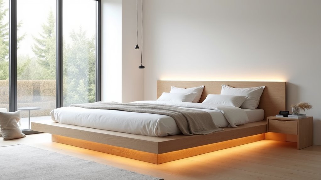 sleek contemporary bed designs