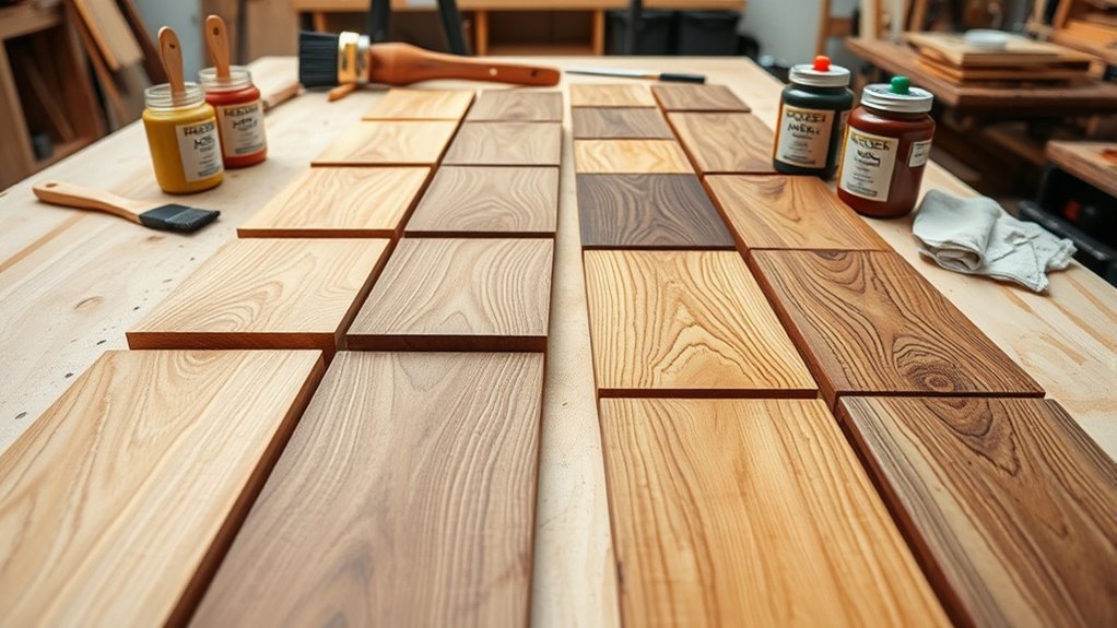 top stain options for ash