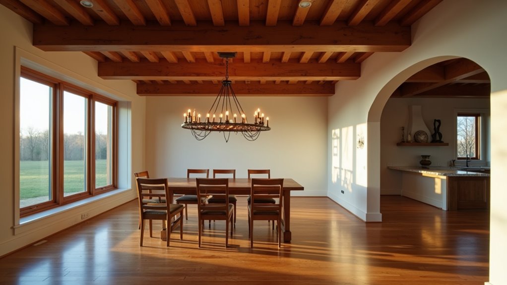unique wooden chandeliers shine