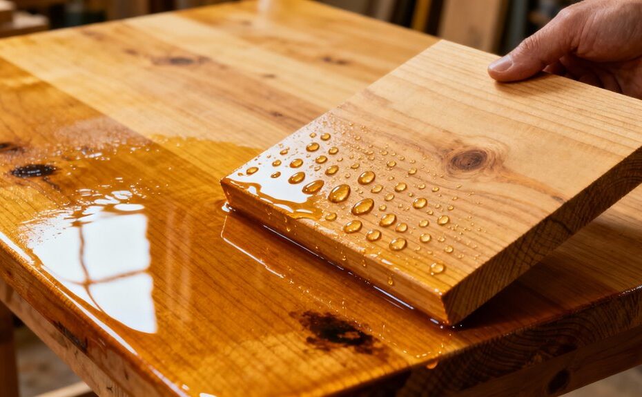 polyurethane provides wood waterproofing