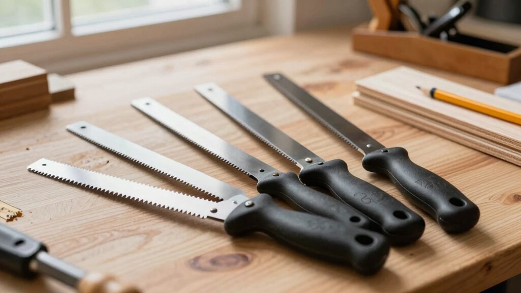 flush cut saw selection considerations blade teeth size handle