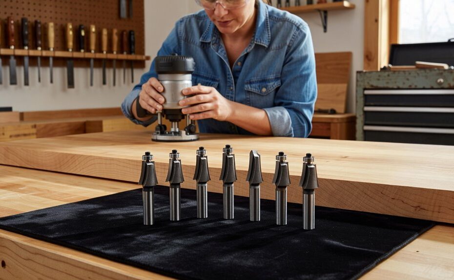flush trim router bits for edges