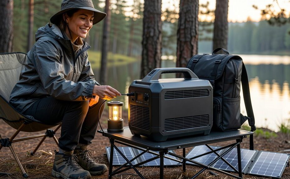 quiet portable generators for adventures